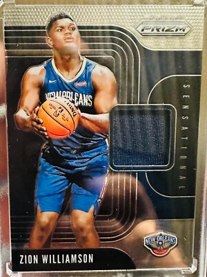 2019-20 Panini Prizm - Sensational Swatches Jersey #SS-ZWL Zion Williamson (MEM,