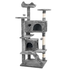 Image of Large Cat Tree Activity Centre Multilevel Scratching Post 138cm Climbing Tower