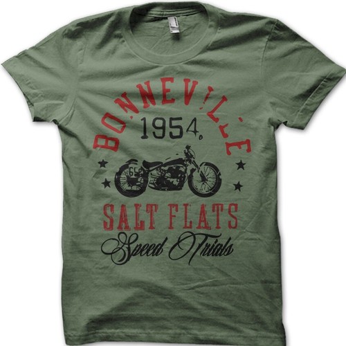 VINTAGE BIKER Salt Flats Mojave Desert Motorrad Biker Saltburn Special T-Shirt - Bild 4 von 14
