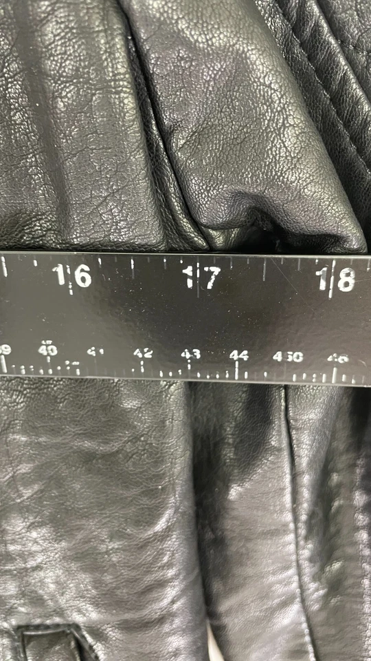 Chaqueta corta Jack by BB Dakota para mujer imitación cuero negra talla XS Foto 3 de 4