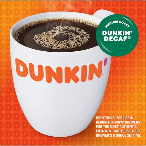 Dunkin' Donuts Café Dunkin DESCAF 22 quilates K-Cups Mezcla Original Keurig Mediano - Imagen 5 de 6