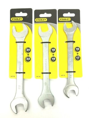 Stanley Doppel-maulschluessel 16x17, 18x19, 20x22mm