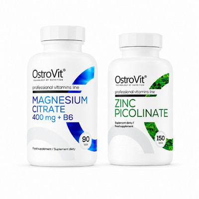 MAGNESIUM CITRATE + vit B6 + ZINC -Better sleep, Stress reduction, Immune system