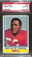1974 Topps #404 TOMMY HART PSA 10 GEM-MT 16555888 
