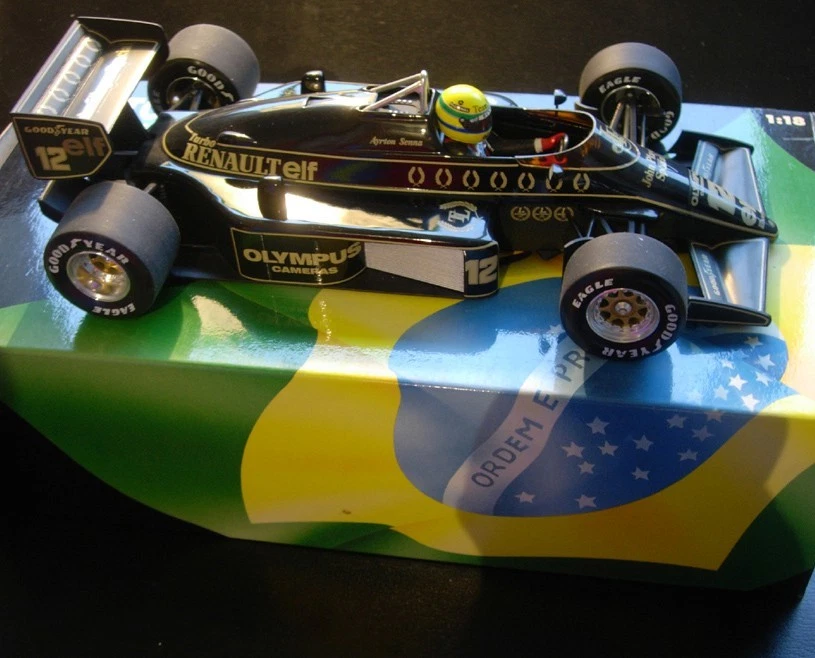 LOTUS RENAULT 97 T 1985 Ayrton Senna 1 18 540 851812 - Photo 2/4