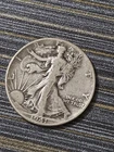 1941 Walking Liberty Half Dollar, 90% Silver, Circulated Uncertified