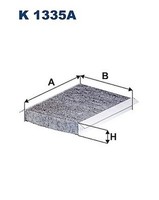 Filtron K 1335A Filter, Innen Luft FüR Fiat, Jeep