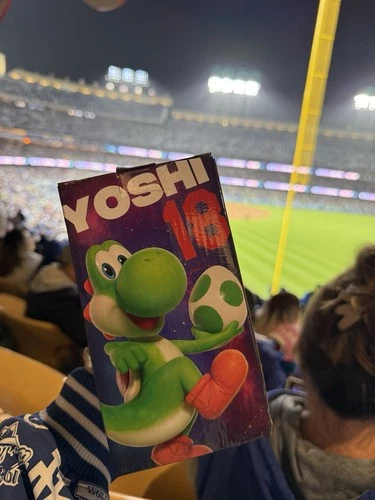 Nintendo Yoshi Dodgers Super Mario Galaxy Movie Bobblehead Figure #18