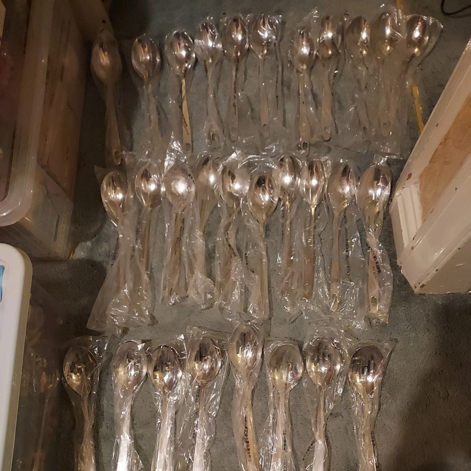 Huge lot Serving spoons 28cm hanging kitchen chef stainless steel MÉtier x 27