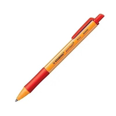 STABILO Druckkugelschreiber pointball, 0,5 mm, rot 3 bis 60 Stk Spare bis 63%