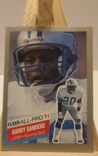 1991 Fleer - ALL-PRO Barry Sanders #9