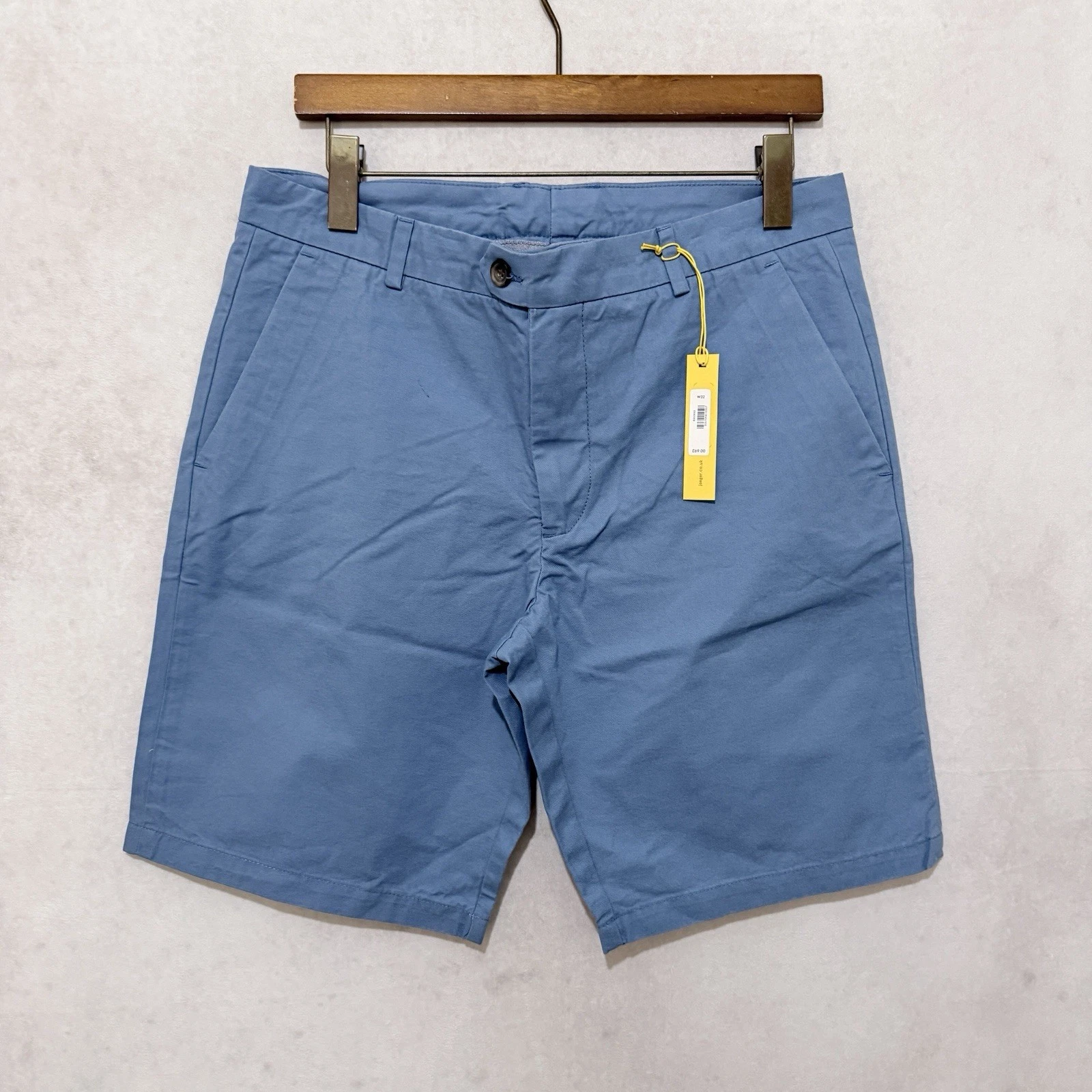 Jaeger Chino Shorts Blue Cotton Smart Casual Mens W32
Opens in a new window or tab