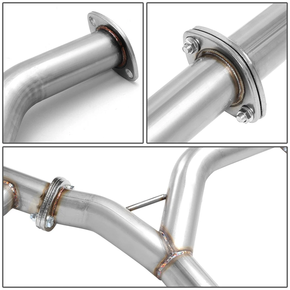 PARA 04-08 ACURA TSX CL9 K24A2 2.4L 4.5" SILENCIADOR QUEMADO PUNTA SISTEMA DE ESCAPE CATBACK Foto 4 de 4