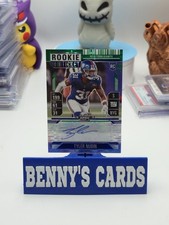 2024 Contenders Optic Football Green Pulsar Prizm Auto 25/30 RC Tyler Nubin