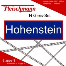 Fleischmann N Gleis Set Hohenstein (Etappe 3) N + Neu