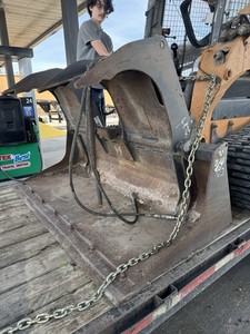 Paladin Scrape Grapple Bucket Skidsteer Attachment Bucket Attachment