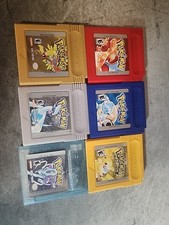 Pokemon Crystal Gold Silver Red Blue Yellow Authentic Nintendo Game Boy Lot