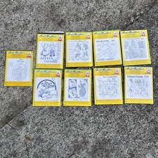 Aunt Martha s Hot Iron Transfers Lot Of 9 Vintage Christmas Cats Peacock