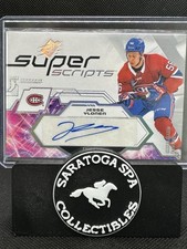 2023-24 SPx Superscripts #SSJY Jesse Ylonen Auto Montreal Canadiens