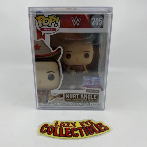 Funko Pop WWE Kurt Angle #205 1200 Pcs Fanatics Exclusive In Hand + Protector