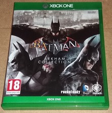 BATMAN Arkham Collection (Xbox One,2019) 3 Classic Batman games, with unused DLC