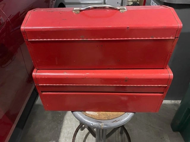 Lot of 2 Stack-On Tool Boxes No. R-420 No Tray & No. R-519 W/ Tray - Image 4 of 4