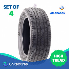 Set Of 4 Used 27555r20 Bridgestone Dueler Hl Alenza 113t - 832 Set Of 4 Used 27555r20 Bridgestone Dueler Hl Alenza 113t - 832