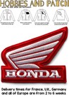 patch Honda rossa logo con ali toppa termoadesiva motorcycles moto automobili