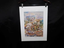 Kathleen Lynch Alaska Highway 1992 Signed Art Print Poster 50 Years Building AK