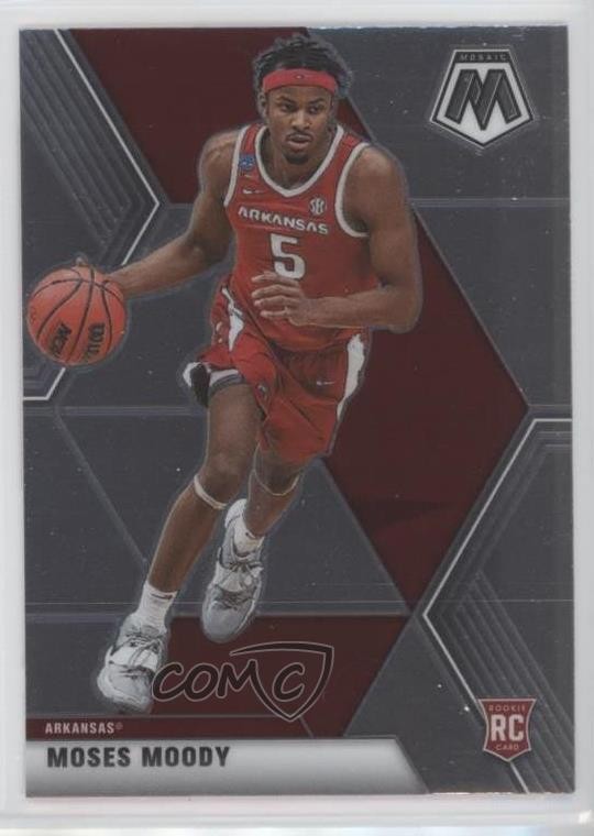 2021-22 Panini Chronicles Draft Picks Mosaic Moses Moody #261 fm0