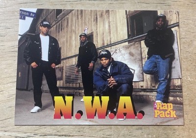 1991 Mint  Premier Cards The Rap Pack NWA Dr Dre, Eazy-E, #94 Rookie Card