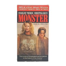 Monster VHS 2004 Charlize Theron Christina Ricci Based On A True Story VG