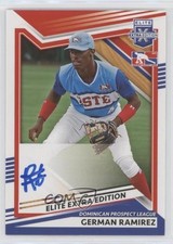 2022 Panini Elite Extra Edition Signatures German Ramirez #214 Auto 0nr3