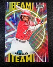 2022 Topps Stadium Club Chrome - Beam Team C.J. Abrams #BT-9 Wave Refractor (RC)