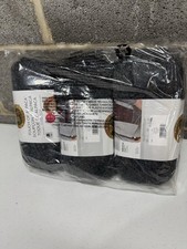 lion brand touch of alpaca yarn Charcoal 152 3 Skein Lot