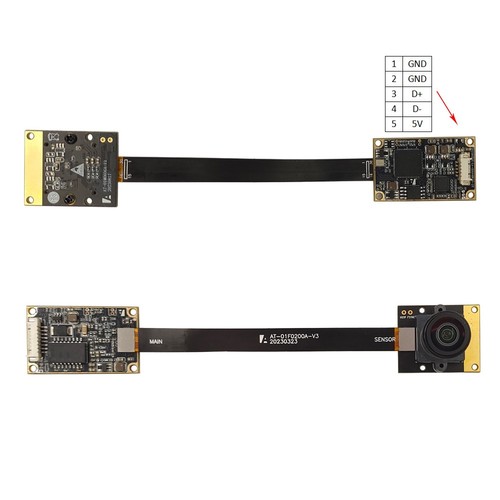 4K 8MP GC8613 Camera Module USB/PoE WDR 120° FF 20fps UVC Free Drive OTG Webcam - Afbeelding 5 van 15