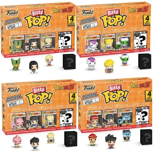 Funko Bitty POP!  Dragon Ball Z - 4pks - Assorted - You Choose!