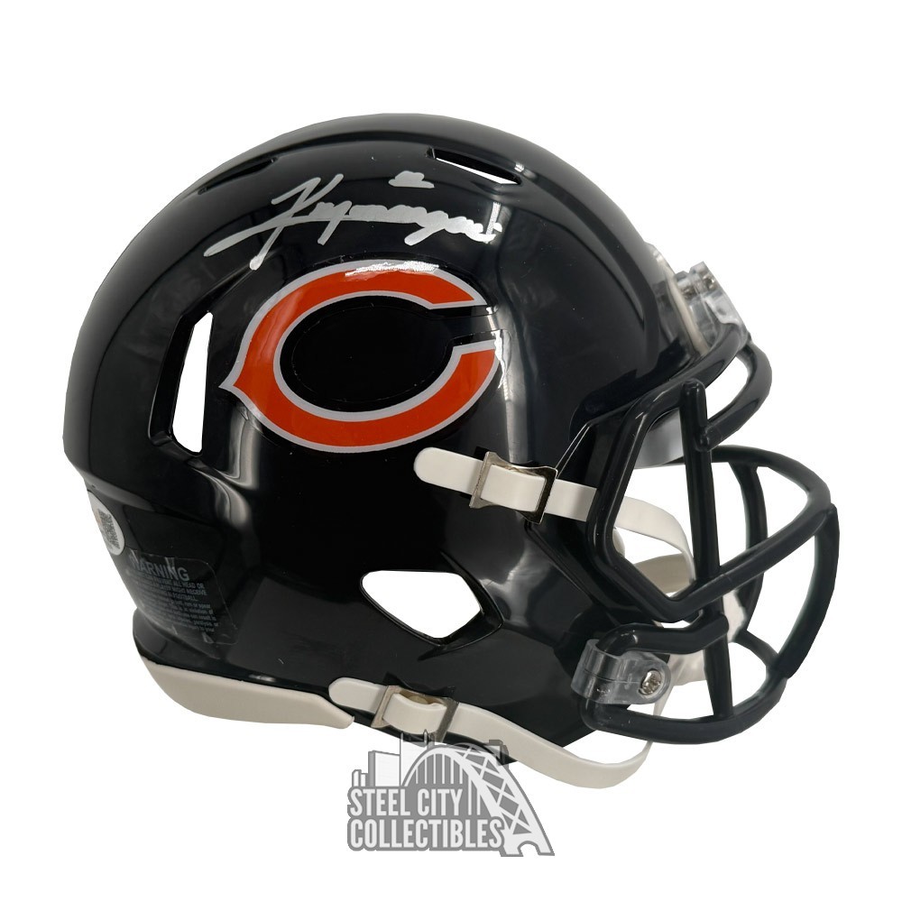 bears football helmets sale Chicago Revolution Speed Authentic Helmet The sleek laser Chicago Bears Helmets for Fans