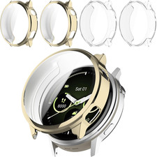 4 Pack for Garmin Venu 4 41Mm Screen Protector Case, Soft TPU Bumper Full Covera