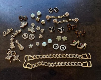 40 Piece Bling Stone Pattern Shoes Cute Charms Decor For Croc Jibbitz