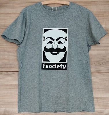 fsociety T-Shirt Mr. Robot Hacker Mister Fuck Society F-Society Anonymous obey