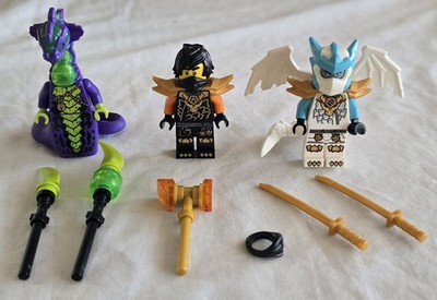 LEGO NINJAGO Minifigures #71854 - Cole + Acid Monster + Zane Dragon Form + Extra