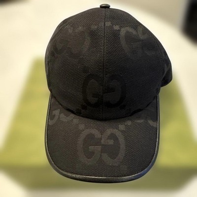 Gucci Cap Jumbo Gg Black | eBay