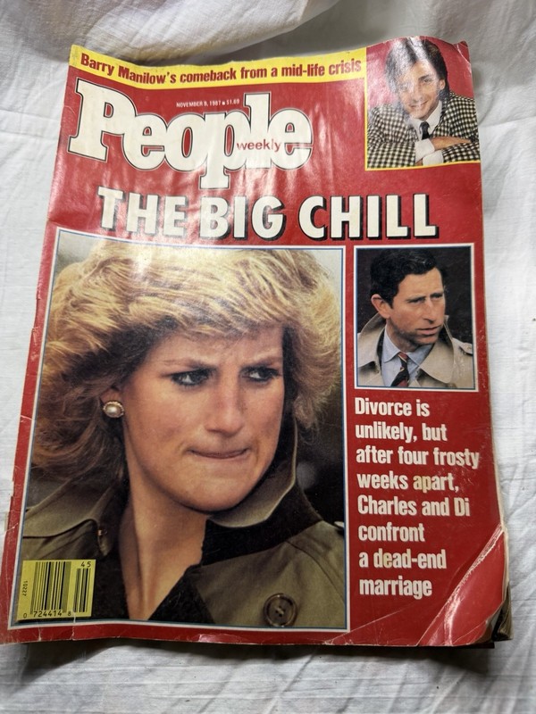 Vintage People Weekly Magazine Nov 1987 Issue 45 Princess Diana Royal Family