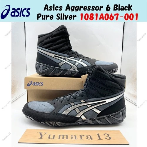Asics Aggressor 6 Black Pure Silver 1081A067-001 Herren