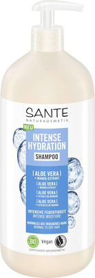 SANTE Naturkosmetik Intense Hydration Shampoo Aloe Vera + Mango-Extrakt, veganes