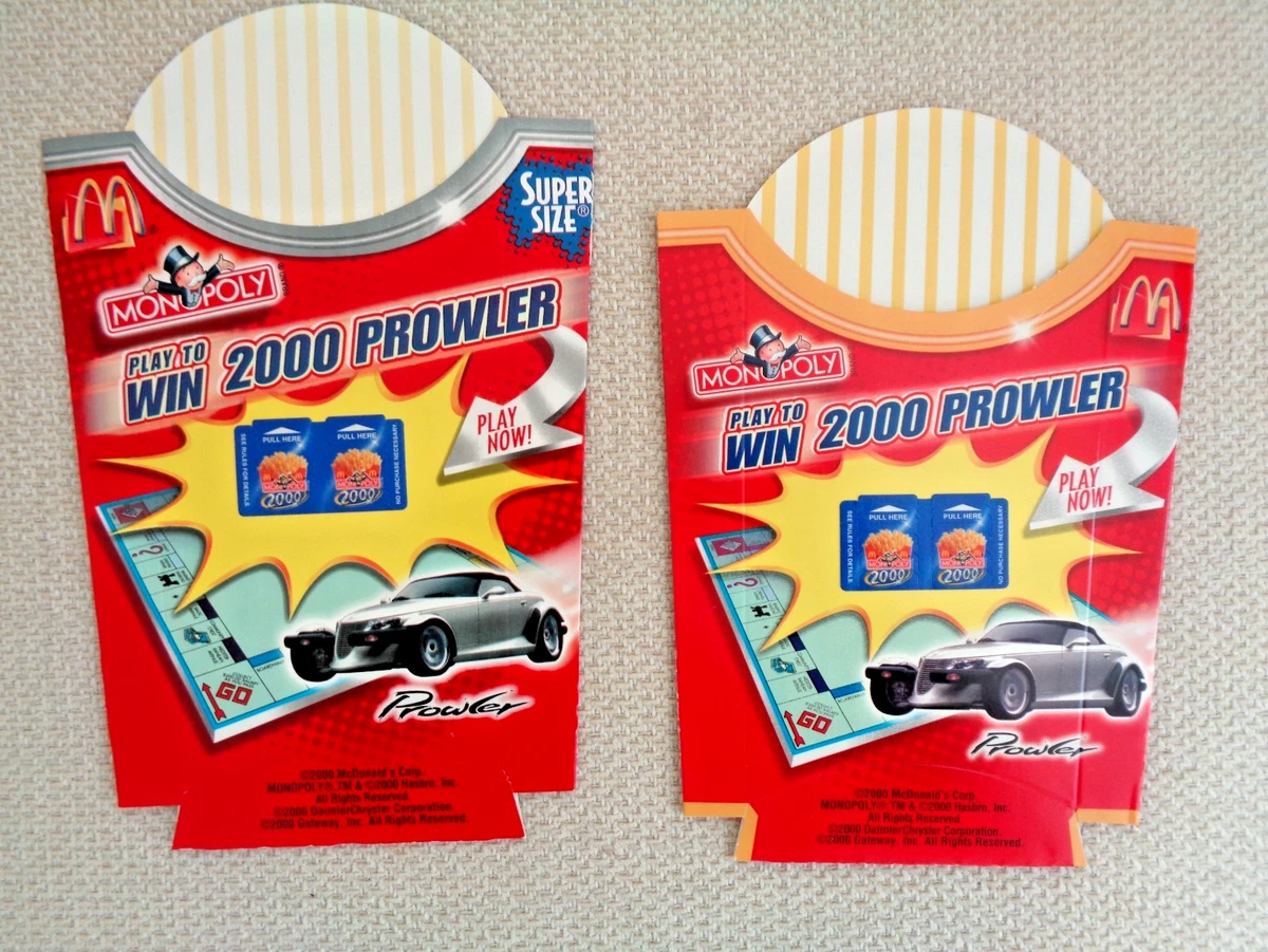 McDonalds Monopoly Pieces for sale | eBay McDonalds Monopoly Pieces for sale | eBay