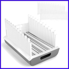 Bread Slicer Guide for Homemade Bread with 304 Stainless Steel Sheet and Stor...