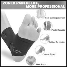 1PC Adjustable Compression Ankle Support Brace, Sports Ankle Stabilizer for Runn
