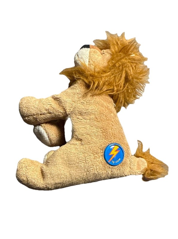 TY MIDAS THE 2.0 BEANIE LION - 6" LONG- 2008